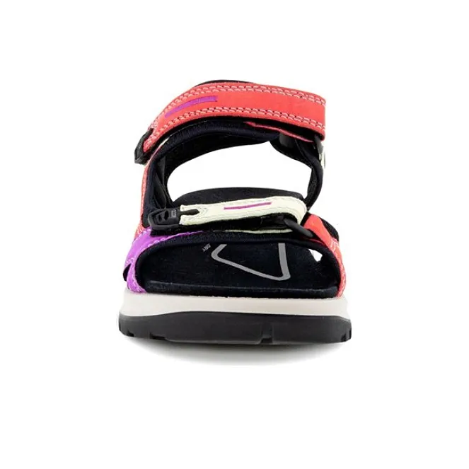 Ecco Off road Series Beach Sandals Women's Hibiscus Red-3
