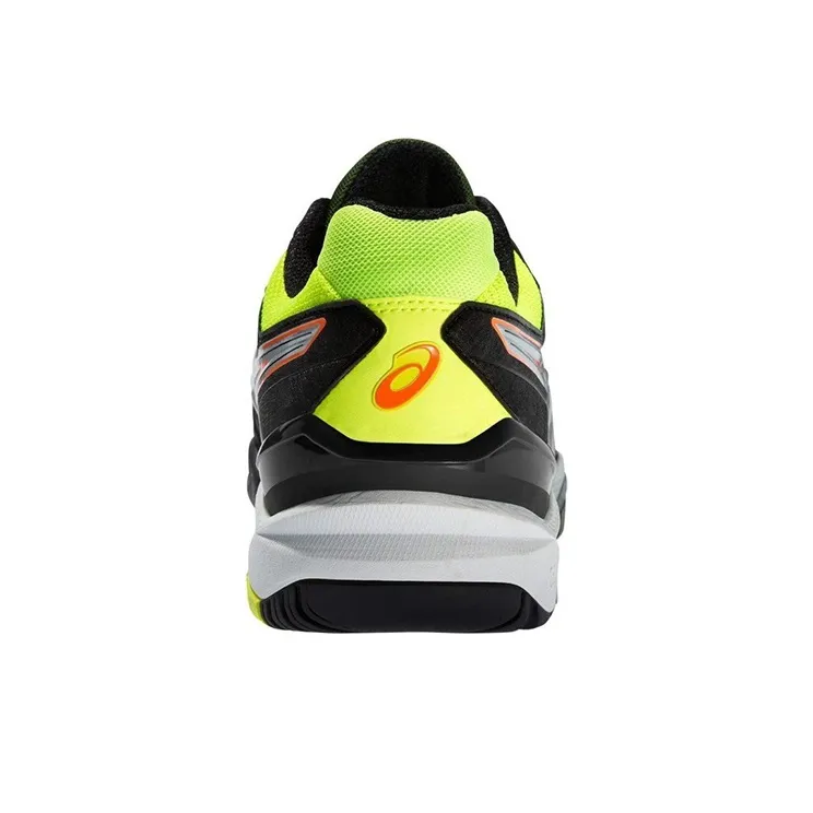 Asics Gel-Resolution 6 Wear-Resistant Low-Top Tennis Shoes Men's Black Yellow-3
