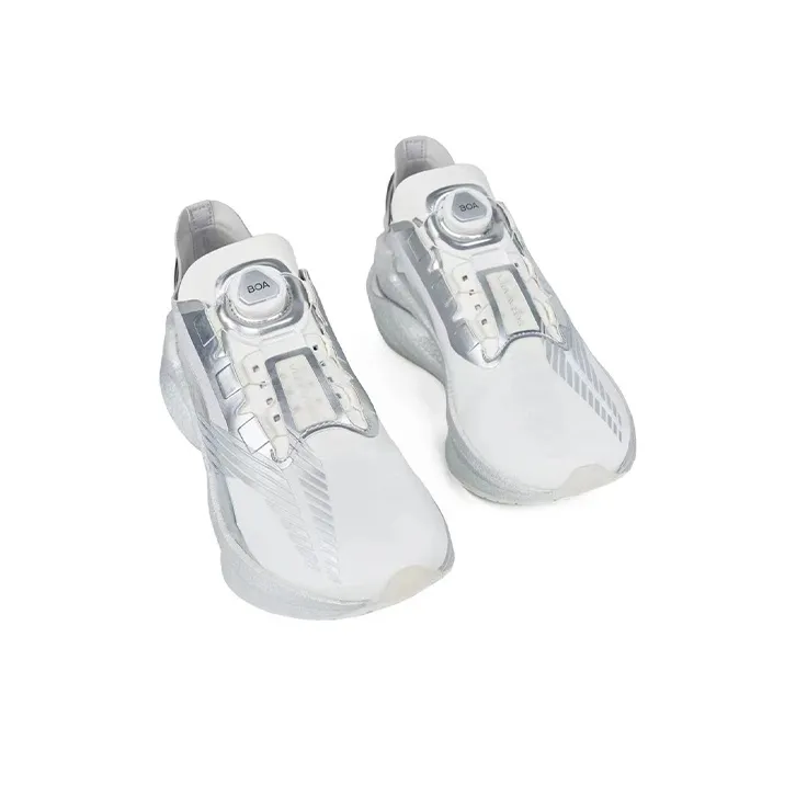 HajimeSorayama LiNing Jueying 䨻 Rebound Low Top Running Shoes Men's Metallic Silver-3
