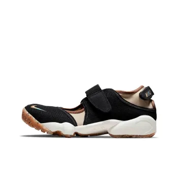 Nike Air Lift Shock Absorption Wear Resistant Low Top Sports Black Sandals 'Black' Women's