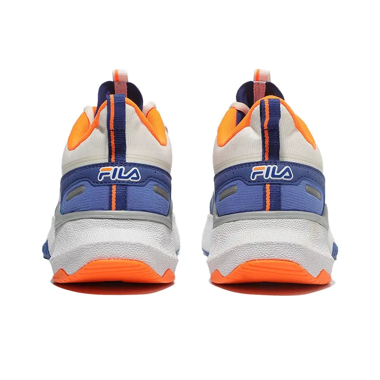 FILA Cushioning Anti-Slip And Wear-Resistant Coverage Low-Top Running Shoes Unisex Gray-4