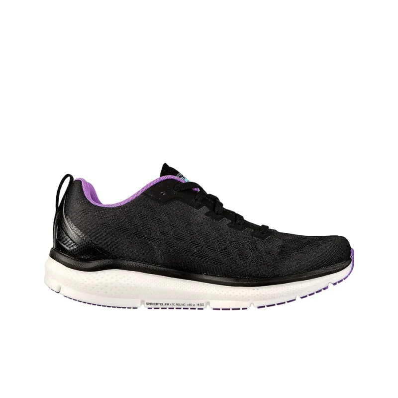 Skechers Go Run Ride 9 Low-Top Running Shoes Women's Black Purple-1