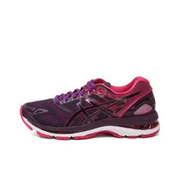 Asics GEL-Nimbus 19 Wear-Resistant Slip-Resistant Impact-Resistant Low-Top Running Shoes Women's Black Pink