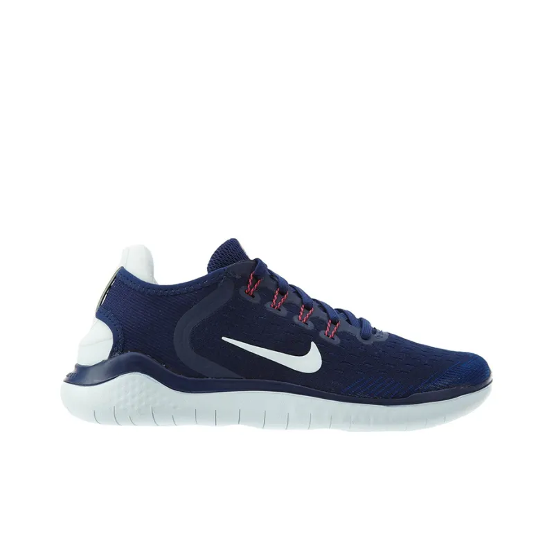 Nike Free RN Cushioned Anti Slip And Wear Resistant Lightweight Low Top Casual Running Shoes Women's Dark Blue 2018-1