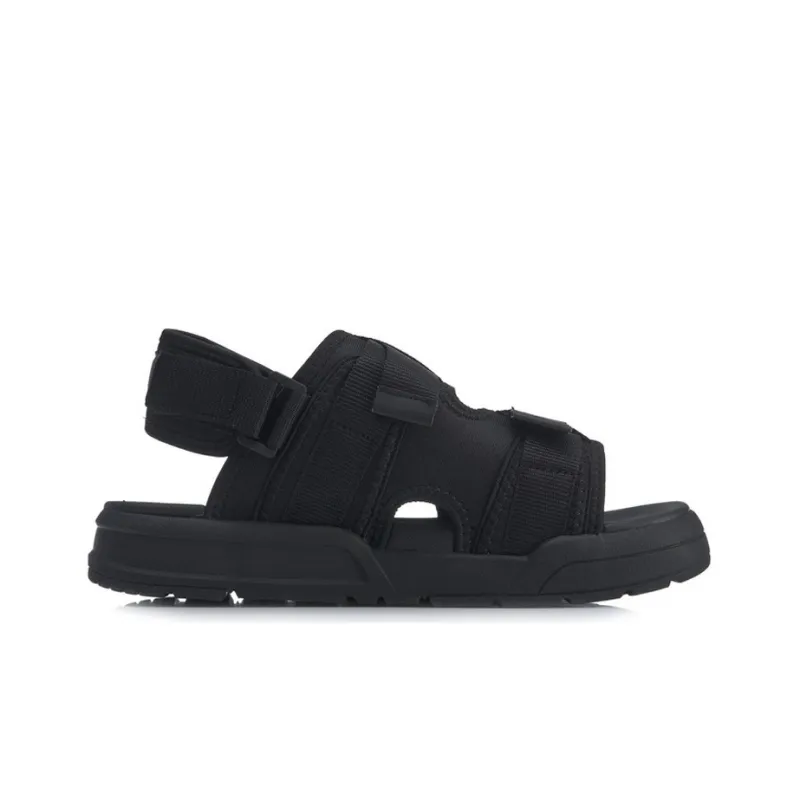 LiNing Coca Beach Sandals Unisex Black-1