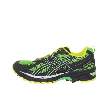 Asics Gel-Kahana 6 Wear-Resistant Slip-Resistant Low-Top Running Shoes Men's Black Green