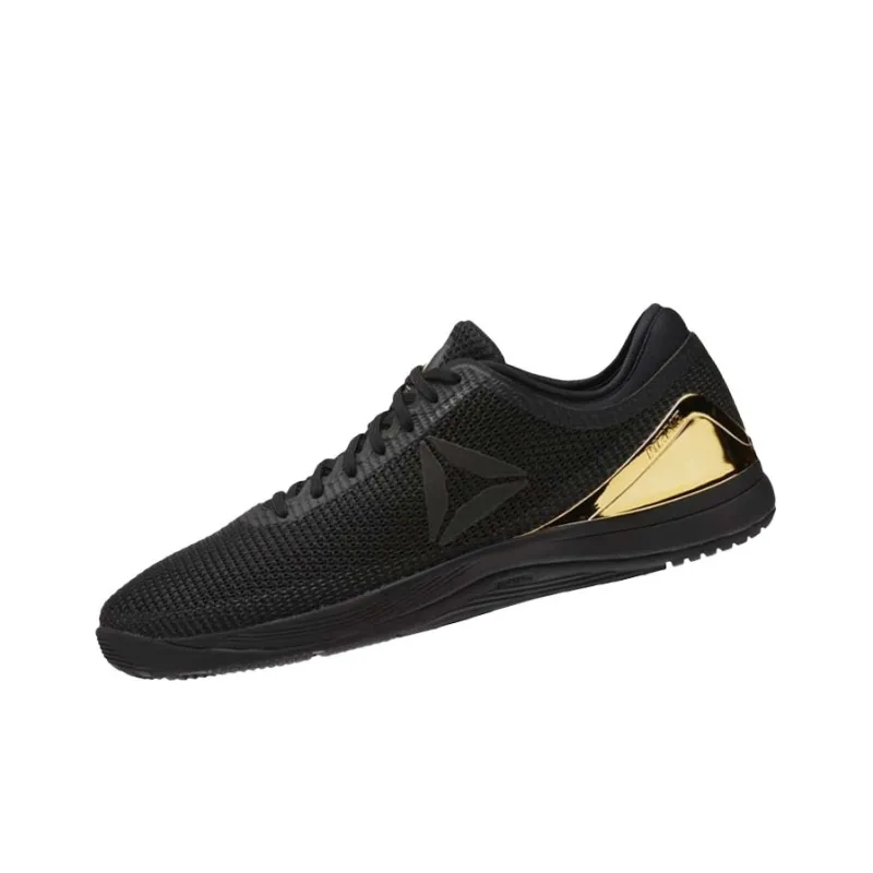 Reebok Crossfit Nano 8.0 Cushioned Anti-Slip And Wear-Resistant Lightweight Low-Top Running Shoes Women's Black Gold-2