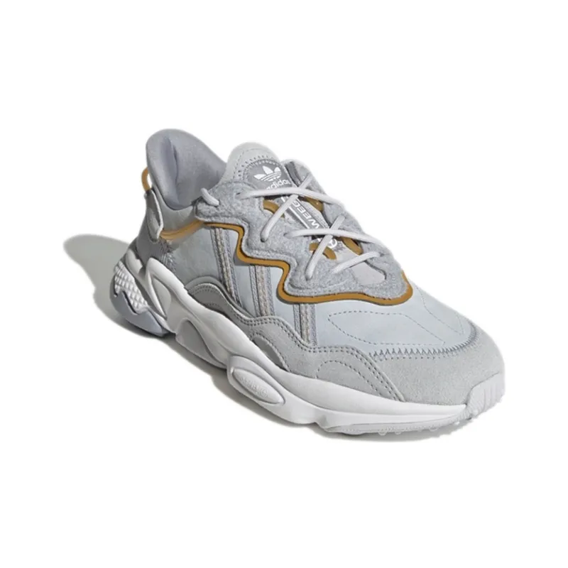 Adidas Originals Ozweego Shoes 'Grey /Yellow' Women's-2