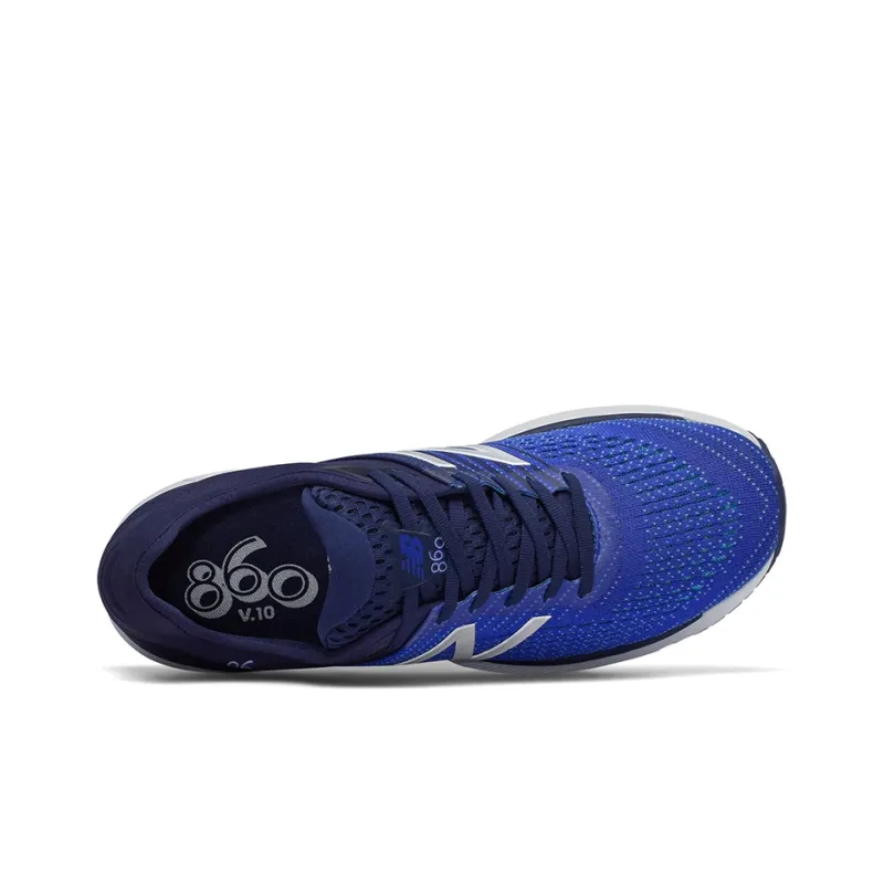 New Balance NB 860 Slip Resistant Low Top Casual Running Shoes Unisex Blue-2