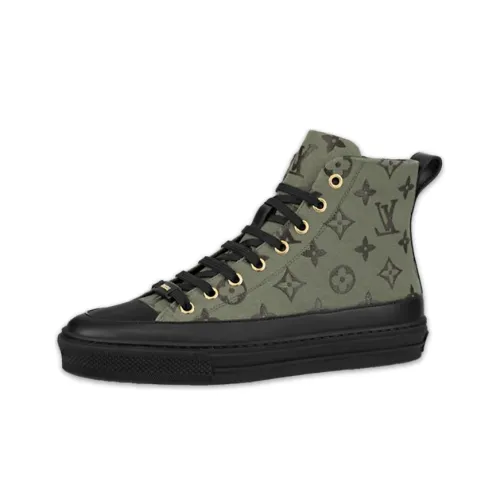 LOUIS VUITTON Stellar High Top Stylish Skateboarding Shoes Women's Green