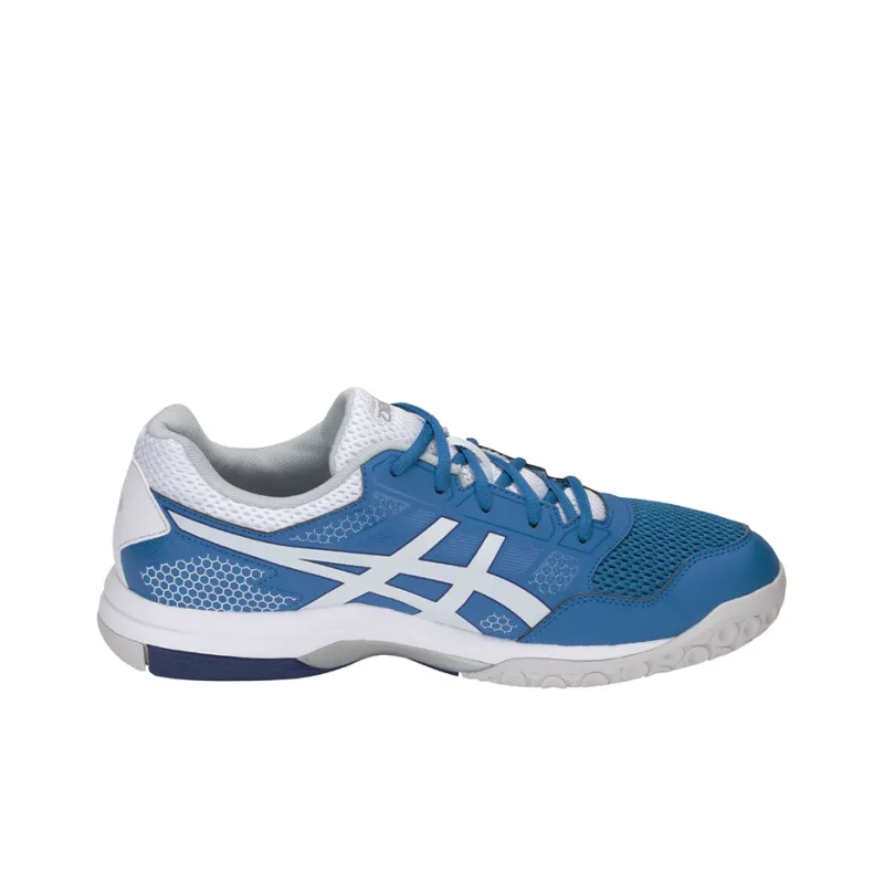 Asics Gel Rocket 8 Abrasion Resistant Low Top Running Shoes Men's Blue White-1