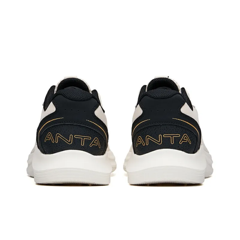 Anta Running Collection Anti-Slip And Wear-Resistant Breathable Low-Top Running Shoes Men's Muddy Sandy Gray-3
