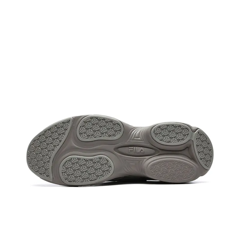 FILA Cube Cushioned Slip Resistant Low Top Casual Shoes Men's Faded Dove Gray-4