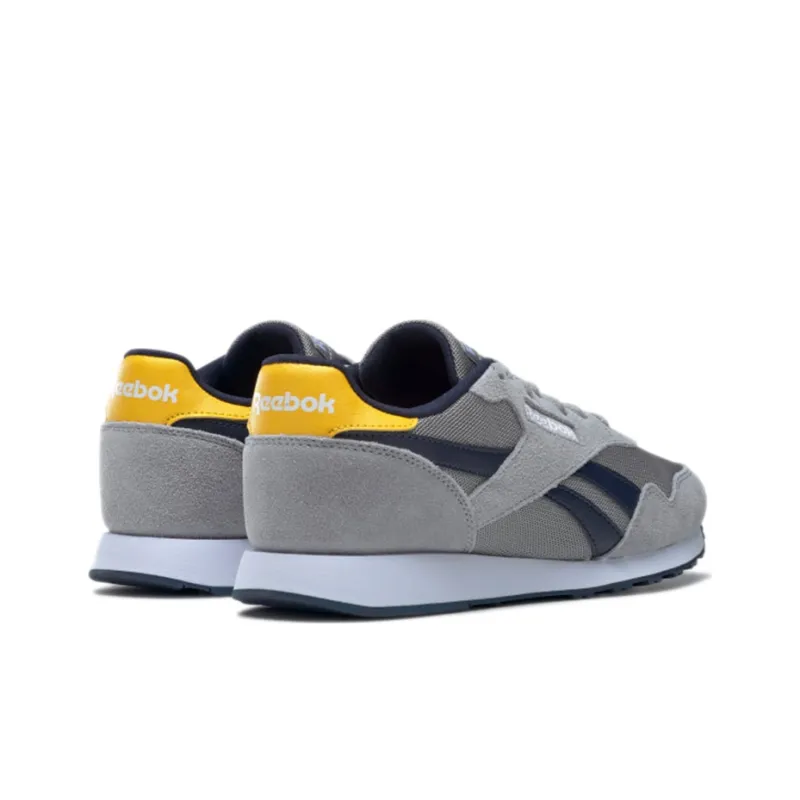 Reebok Royal Ultra Cushioned Wear-Resistant Breathable Low-Top Running Shoes Men's Gray-3