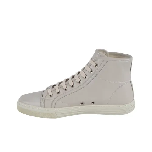 GUCCI Skateboard Shoes Women's High-Top Gray