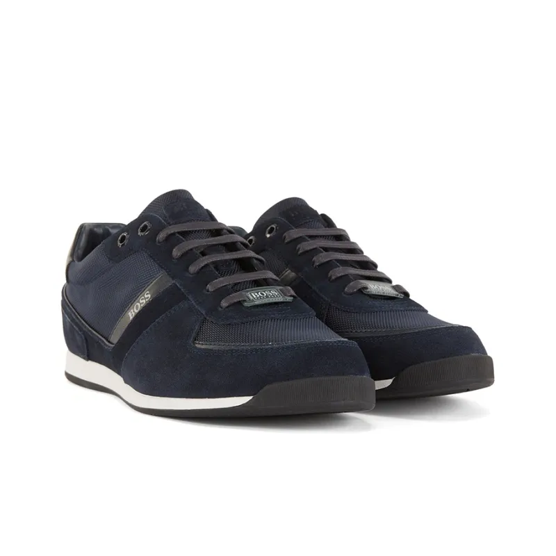 HUGO BOSS Casual Shoes Men Low Top Dark Blue-2