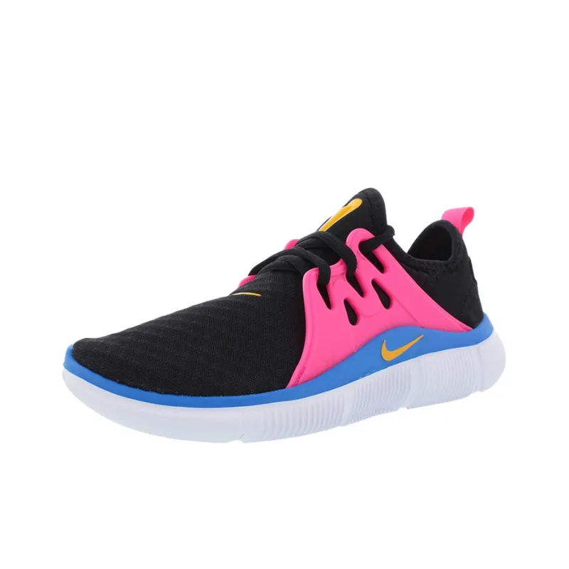 Nike Acalme Cushioned Anti-Slip And Wear-Resistant Lightweight Low-Top Casual Shoes Women's Black Pink-2