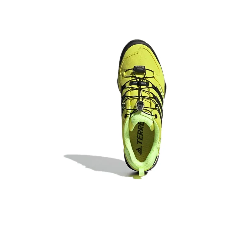 Adidas Terrex Swift R2 GTX Breathable Low-Top Outdoor Shoes Men's Yellow Black-4