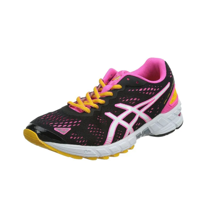 Asics Gel-DS Trainer 19 Anti-Slip Wear-Resistant Breathable Lightweight Low-Top Running Shoes Women's Black White Pink-2