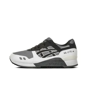 Asics Gel Lyte 3 Abrasion Resistant Coverage Breathable Low Top Running Shoes Unisex Black Gray Color