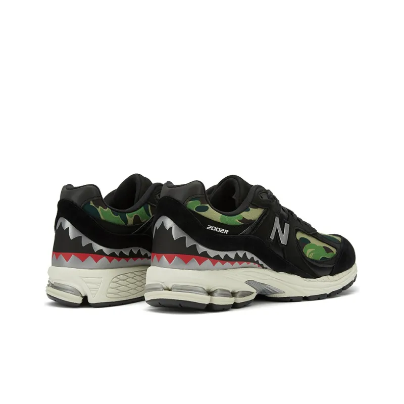 New Balance 2002R Bape Black-3