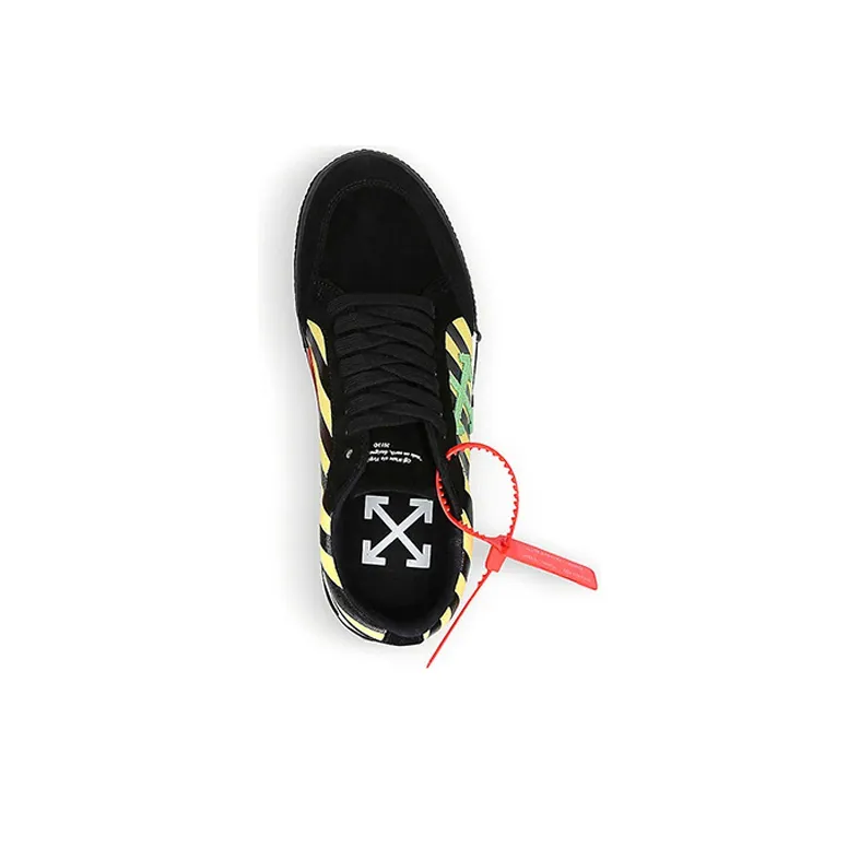 OFF WHITE Vulc Low Black Yellow Green-5