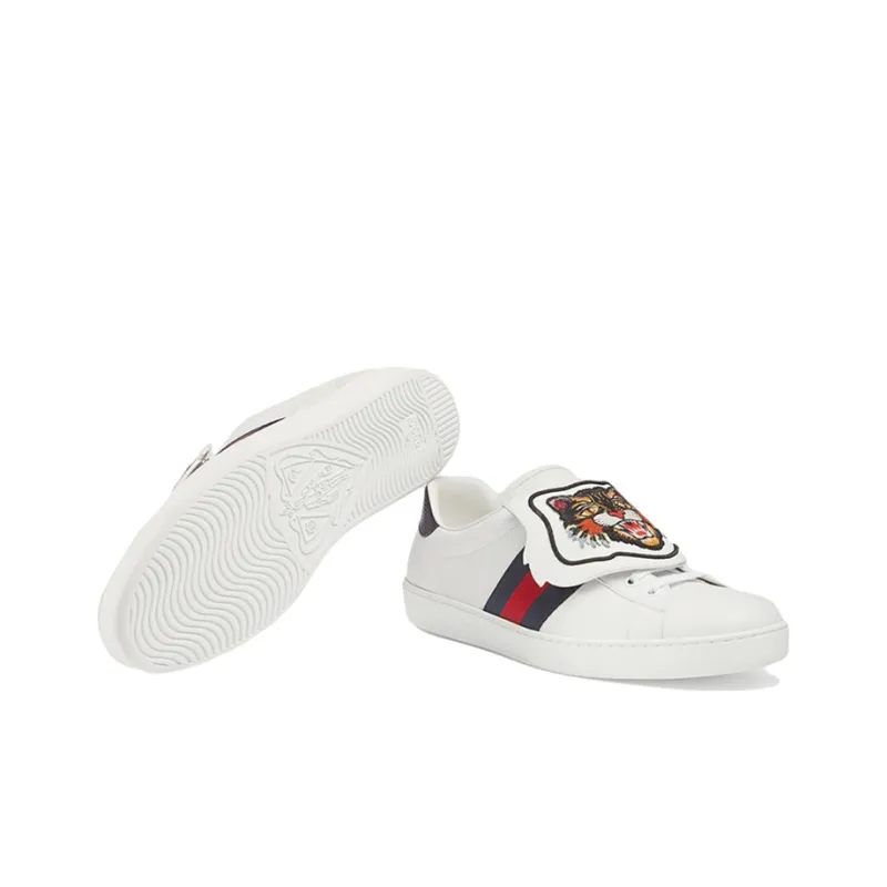 GUCCI Ace Low 'Tiger Patch'-4