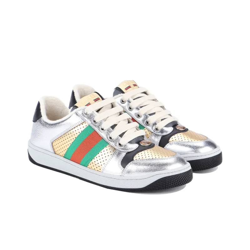 GUCCI Women's Screener 'Silver Gold' Women's-1