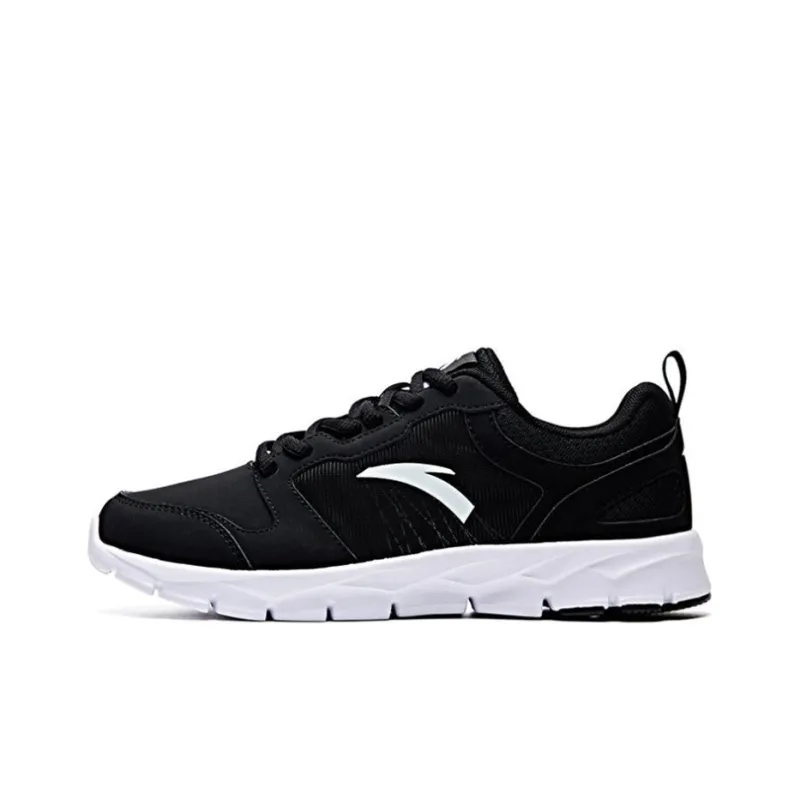 Anta Running Collection Non slip Wear resistant Shock Absorption Low Top Running Shoes Women's Black-0