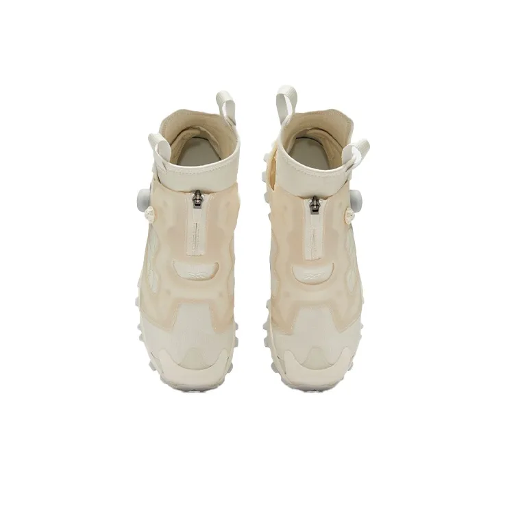 Reebok Instapump Fury Gore Te Breathable And Wear resistant High Top Running Shoes Men's White-3