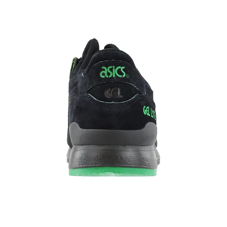 Asics Gel-Lyte 3 Lace Up Low-Top Running Shoes Men's Black Green-4