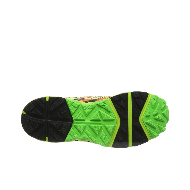 Asics Gel-Fuji Sensor 3 Gel-Fujisensor 3 Breathable Low-Top Running Shoes Men's Black Orange Green-5