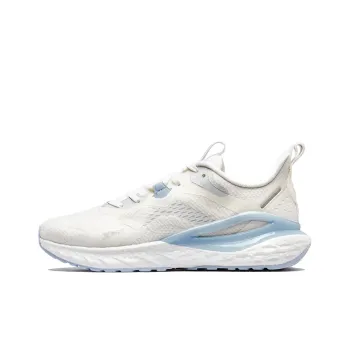 XTEP Power Nest 1.0 Cushioned Slip Resistant Abrasion Resistant Low Top Dynamic Foam Casual Running Shoes Men's White
