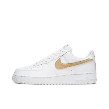 Nike Air Force 1 Low Pony Hair Snakeskin Club Gold