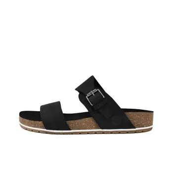 Timberland Malibu Waves Rubber Sole Slip-Resistant Slide Slippers Women's Black