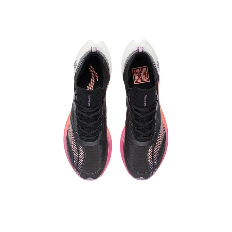 LiNing Feidian Challenger Cushioning Anti Slip And Wear Resistant Low Top Running Shoes Men's Black-2