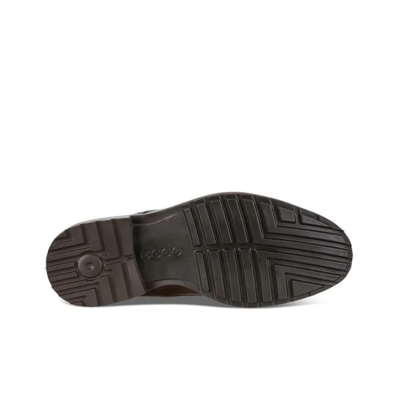Ecco Dress Shoes Men Low Top Brown-4