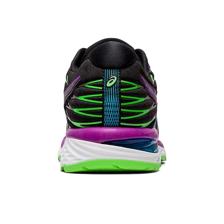 Asics Gel-Cumulus 21 Cushioned Wear-Resistant Slip-Resistant Low-Top Running Shoes Women's Black Purple-4