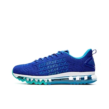 Anta Cushioning, Slip Resistant, Abrasion Resistant, Breathable Low Top Running Shoes Men's Racing Blue