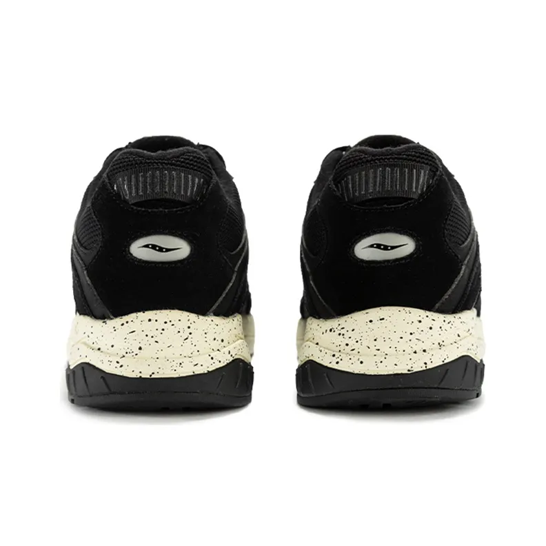 Saucony GSD 90S Cushioning Low Top Casual Running Shoes Unisex Black-3
