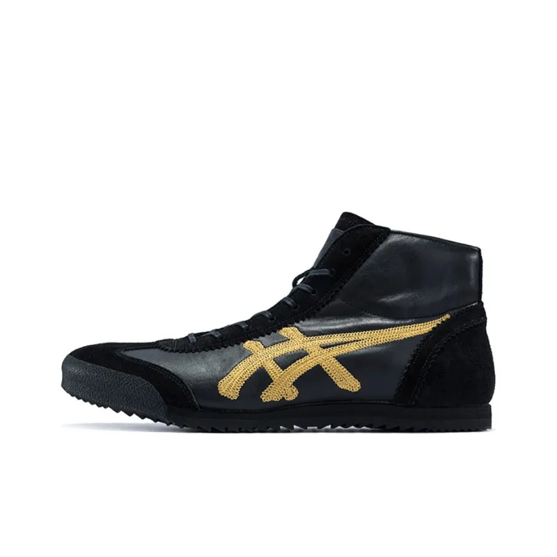 Onitsuka Tiger Mexico Mid Runner 'Black Rich Gold'-0