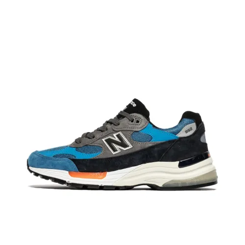 New Balance 992 Black Blue Grey