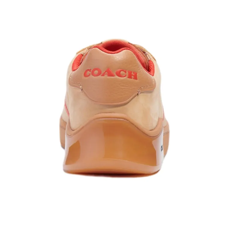 COACH CitySole COURT Low Top Stylish Skateboarding Shoes Men's Flesh Pink-4