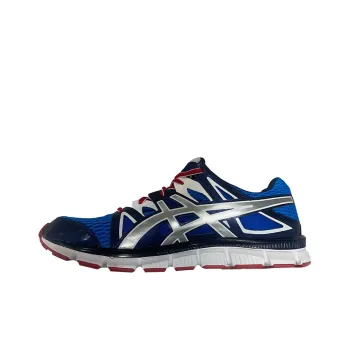 Asics Gel-Blur33 2.0 Wear-resistant Non-slip And Breathable Low-Top Running Shoes Men's Blue Silver
