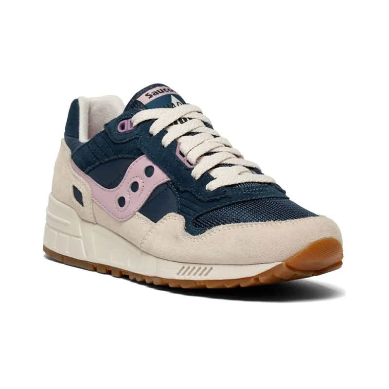Saucony Shadow 5000 Vintage Low-Top Running Shoes Women's White Blue Standard M-2