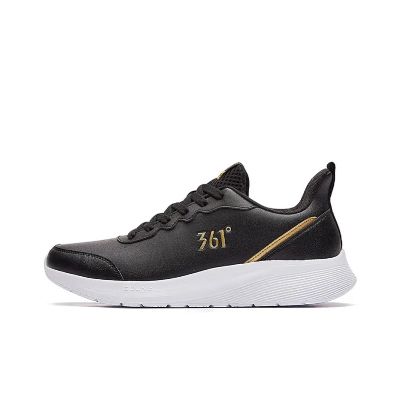 361° Shock Absorbers Low Top Running Shoes Men's Obsidian Black-0