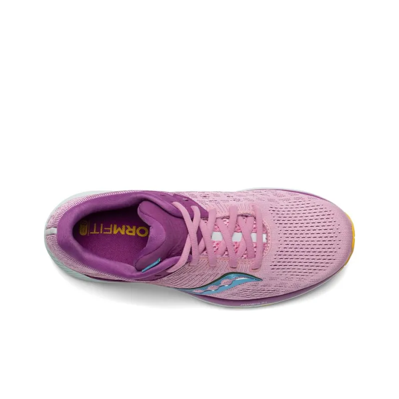 Saucony Guide 14 Running Shoes Women's Low-Top Purple/Red/White-3