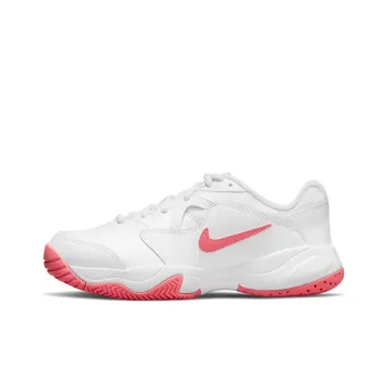 Nike Court Jr. Lite 2 Low Top Tennis Shoes Pink/White GS