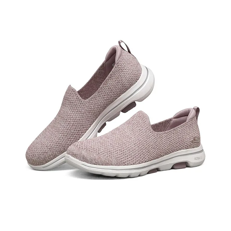 Skechers Go Walk 5 Slip on Shoes Pink Women's-2