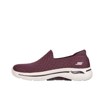 Skechers Go Walk Arch Fit Casual Shoes Women's Low-Top Burgundy